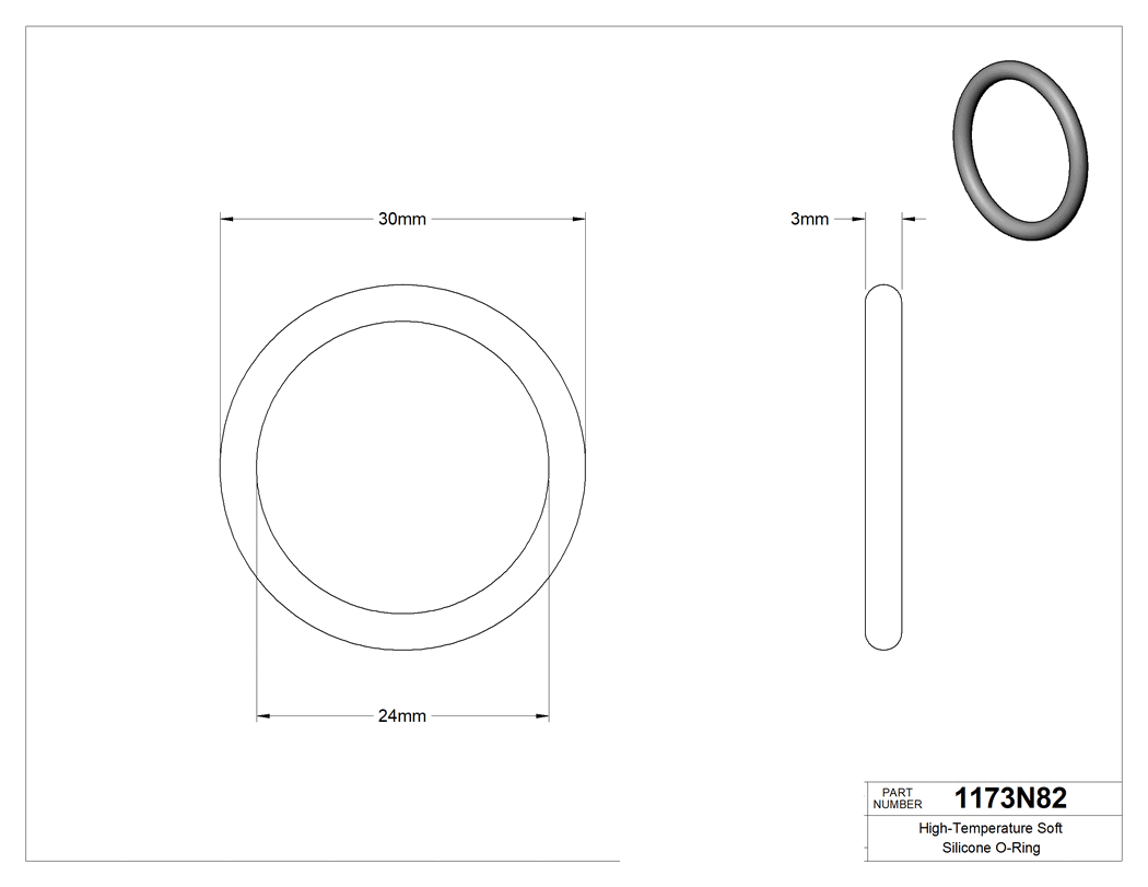 Technical drawing - 1173N82